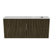 Mondiaz JOYA-DLUX 90cm meuble de salle de bains - couleur Shadow - Vasque FAYE position Droite Sans trou de robinet couleur Opalo SW1422928