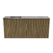 Mondiaz JOYA-DLUX 90cm toiletmeubel - kleur Dusk - Wastafel FAYE positie Links Zonder kraangat kleur Sombra. SW1426145
