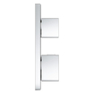 Grohe Grohtherm Cube Mengkraan inbouw - 2 knoppen - bad/douche - chroom SW296682