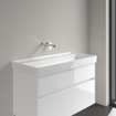 Villeroy & Boch Collaro Lavabo pour meuble 100x47cm sans trou de robinet sans trop-plein Ceramic+ Blanc SW358333