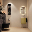 MONDIAZ TURE-DLUX Meuble toilette - 40cm - Oro - EDEN - vasque Lava - position gauche - 1 trou de robinet SW1103921