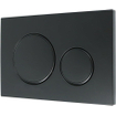 Geberit Sigma20 bedieningsplaat - 2-toets spoeling - ronde knoppen - matzwart/zw/matzw e.t.c. SW420200