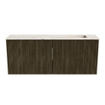 Mondiaz JOYA-DLUX 100cm meuble de salle de bains - couleur Shadow - Vasque FAYE position Droite 1 trou de robinet couleur Nata. SW1424982