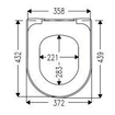 Villeroy & Boch Antao Closetzitting - met automatische sluitfunctie (SoftClosing) - met afneembare zitting - (QuickRelease) - Pure Black SW917847