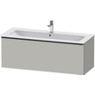 Duravit D-neo Meuble sous vasque 121x46.2x44cm 1 tiroir Gris béton mat SW640964