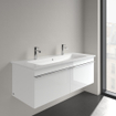 Villeroy & Boch Venticello Lavabo pour meuble 120x50cm avec 2 trous de robinet avec trop-plein Ceramic+ stone white SW209622