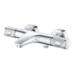 GROHE Grohtherm Badmengkraan - thermostatisch - opbouw - zonder S-koppeling en rozetten - chroom SW656533