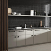 Terravito Ardeno Koko Voor wandtegel - 150x50cm - 8mm - Zwart SW1151522