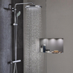 Grohe Euphoria XXL douchesysteem met douchekraan thermostatisch met Rainshower Cosmo 310 hoofddouche en handdouche chroom SW97585