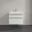 Villeroy & Boch Venticello meuble de salle de bains sous lavabo - 75,3x59cm - 2x tiroir blanc mat GA52835