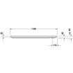 Duravit D Code douchebak 170x75x8.5cm acryl rechthoekig wit 0295850