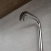 Fortifura Original Colonne de douche murale avec douchette inox brossé SW278124
