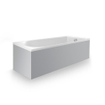 Duravit D-Neo baignoire 160x70x48,5cm 130litre Blanc Brillant SW640451