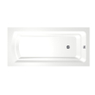 Baignoire Xenz Bodysize - 190x90cm - avec trop-plein - sans bonde - Acrylique Blanc SW103430
