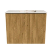 Mondiaz JOYA-DLUX Meuble de toilette 50cm - couleur Oak - Lavabo FAYE position Droite Sans trou de robinet couleur Frappe SW1421926