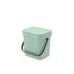 Brabantia Sort & Go afvalbakje - 3 liter - hengsel - jade green SW1117358