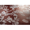 Ceralto Spectra Bande décorative - 60x120cm - 10.0mm - rectifié - Floral bordeaux SW704696