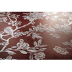 Cir chromagic carreau décoratif 60x120cm floral bordeaux rouge mat SW704696
