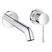 GROHE Essence New Partie de finition pour robinet lavabo mural encastrable 2 trous M size avec bec 18.3cm chrome 0442581