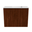 Mondiaz JOYA 50cm meuble de toilette - couleur Ruby - Vasque FAYE position Droite 1 trou de robinet couleur Talc. SW1421712