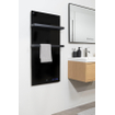 Eurom Sani 800 Comfort Panneau Infrarouge salle de bain 115x55cm Wifi 800watt Verre Noir SW656485