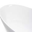 Zeza Marrono Baignoire îlot - 170x82cm - siphon - Acrylique - blanc brillant SW276847