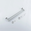Fortifura Calvi Porte-serviettes - double - rond - Acier inoxydable brossé PVD (inox) SW639929