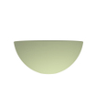 Arcqua Prince waskom - opbouw - rond - 38cm - mat pastel groen SW1209079