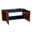 Mondiaz JOYA 91.6cm meuble de toilette - arrondi gauche couleur Ruby - Vasque FAYE position Droite Sans trou de robinet couleur Urban SW1421873