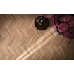 Terravito Elmare carreau mural et de sol - 7.5x45cm - 9mm - Rectangle - effet bois - chevron naturel mat SW536607