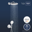 GROHE QuickFix Precision SmartControl inbouw douchesysteem met Vitalio Rain Mono 310 hoofddouche chroom SW1120182