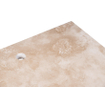 Saniclass Travertine Topblad - 100x46cm - 1 kraangat - 1 sifon-uitsparing - gemeleerd natuursteen SW1242430