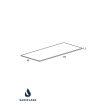 Saniclass Tops Topblad - 120x1.5x46cm - warm eiken SW1529794
