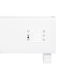 Eurom Alutherm Chauffage électrique 145x21cm - IP24 - 2500watt - wifi - sol/mural - horizontal - métal blanc mat SW999862