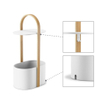 Umbra Bellwood bac de rangement 35x24x69cm Acier Blanc/naturel SW539424