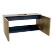 Mondiaz JOYA-DLUX 90cm toiletmeubel - kleur Dusk - Wastafel FAYE positie Midden 1 kraangat kleur Saba. SW1426062