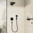 Hansgrohe Duoturn E inbouwkraan voor 2 functies mat zwart SW918753