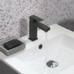 Crosswater Verge mitigeur de lavabo noir mat SW648414