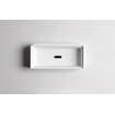 Clou New Flush fontein 38x18cm zonder kranenbank aluite Wit mat SW241665