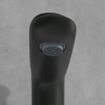 Villeroy & Boch Antao ensemble de robinet à une poignée - avec bonde clic clac - noir mat SW974159