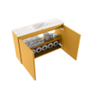 MONDIAZ TURE-DLUX Meuble toilette - 80cm - Ocher - EDEN - vasque Frappe - position centrale - 1 trou de robinet SW1102869