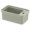 FugaFlow Eccelente Pietra Fonteinset - 45x27cm - 1 kraangat - keramiek - handdoekbeugel - mat groen SW1481809