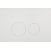 QeramiQ Dely Pack WC - 36.3x51.7cm - à fond creux - sans bride - réservoir encastrable Geberit UP320 - abattant frein de chute - plaque de déclenchement blanc brillant - boutons ronds - blanc mat SW1102470