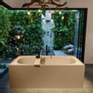 MONDIAZ NOBLE Baignoire autoportante - 180x75cm - couleur Oro / Talc SW1015108