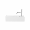 Crosswater Beck Lave-main - 45x20x11cm - 1 trou de robinet - bonde non-obturable - Blanc brillant SW927897