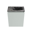 MONDIAZ TURE-DLUX Meuble WC 40 cm Greey. Lavabo EDEN Lava position droite. Avec 1 trou de robinet. SW1105229