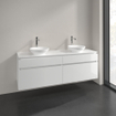 Villeroy & Boch Legato meuble sous-lavabo - 160x55cm - 4 tiroirs Blanc brillant SW479599