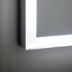 BRAUER Edge Miroir 100x70cm avec éclairage LED réglable et interrupteur tactile Aluminium SW278209