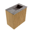Mondiaz JOYA-DLUX Meuble de toilette 40cm - couleur Oak - Vasque FAYE position Droite Sans trou de robinet couleur Sombra. SW1424237