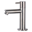 Differnz Cleo kit lave-mains - 30x30x10cm - quart de rond - 1 trou de robinet - droit robinet chromé mat - céramique blanche SW373137